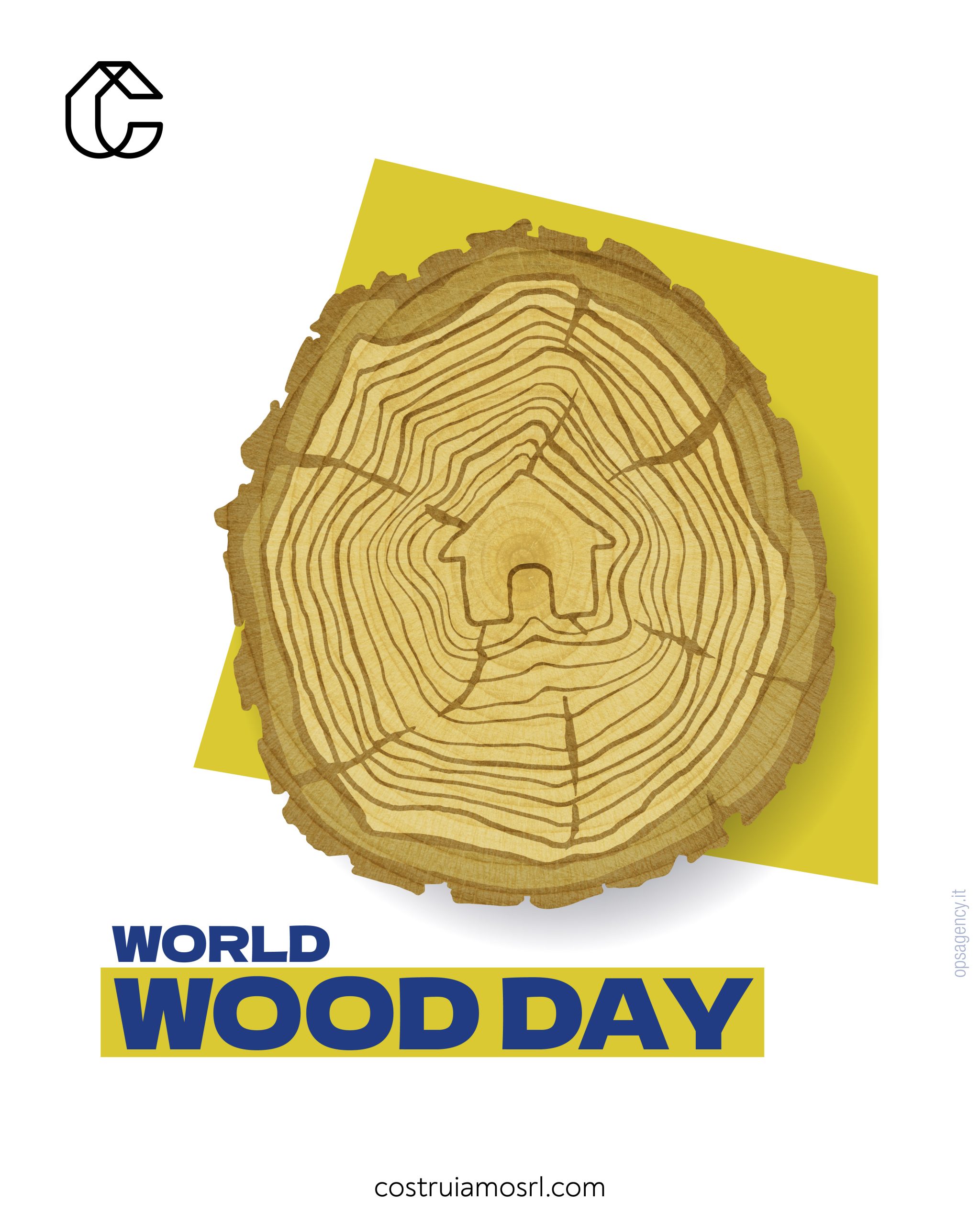 grafica ideata per la giornata mondiale del legno