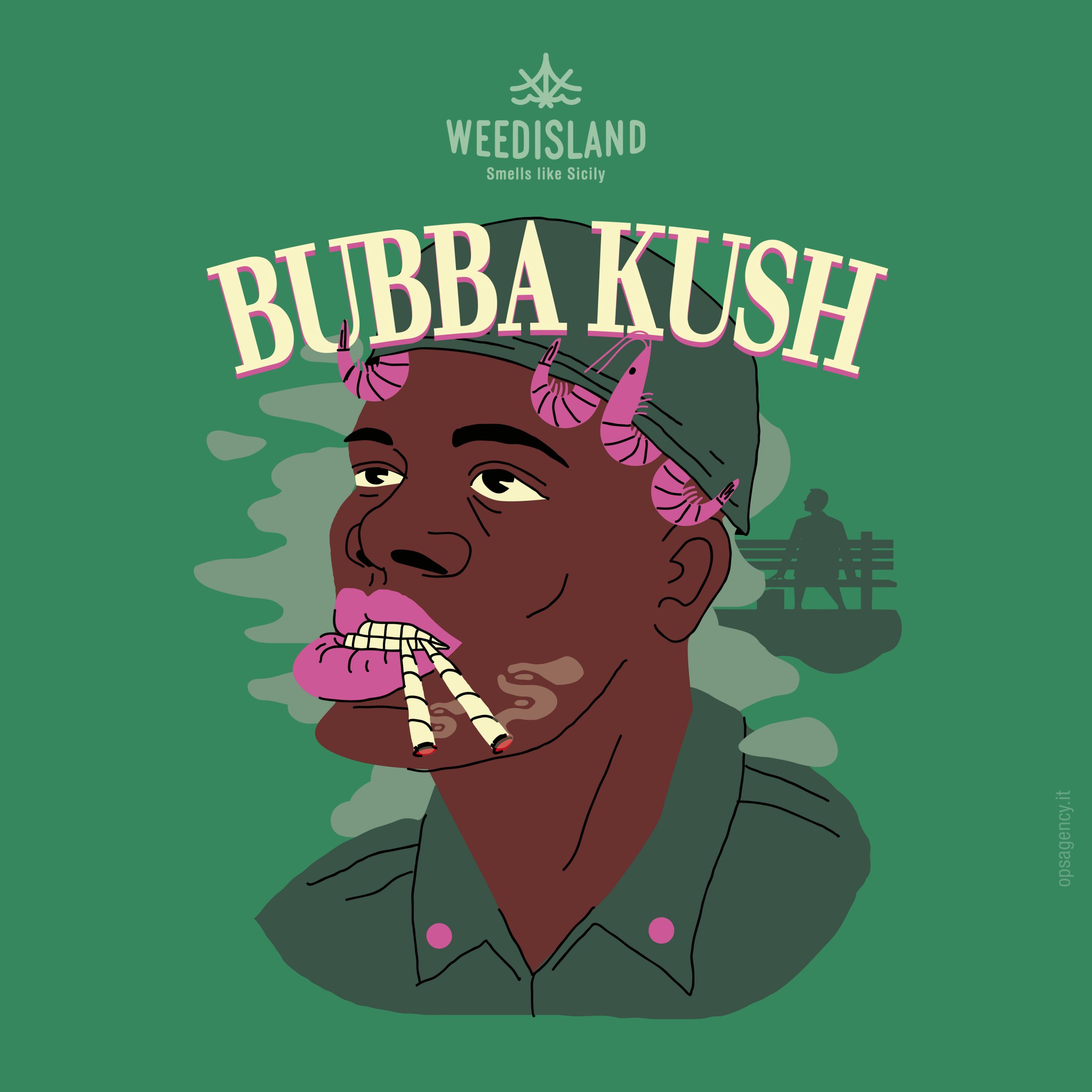 grafica per infiorescenza bubba kush 2023
